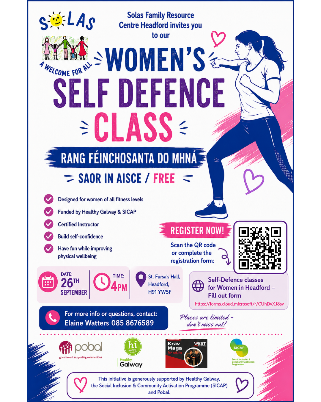 Women’s Self-Defence Class Coming to Headford